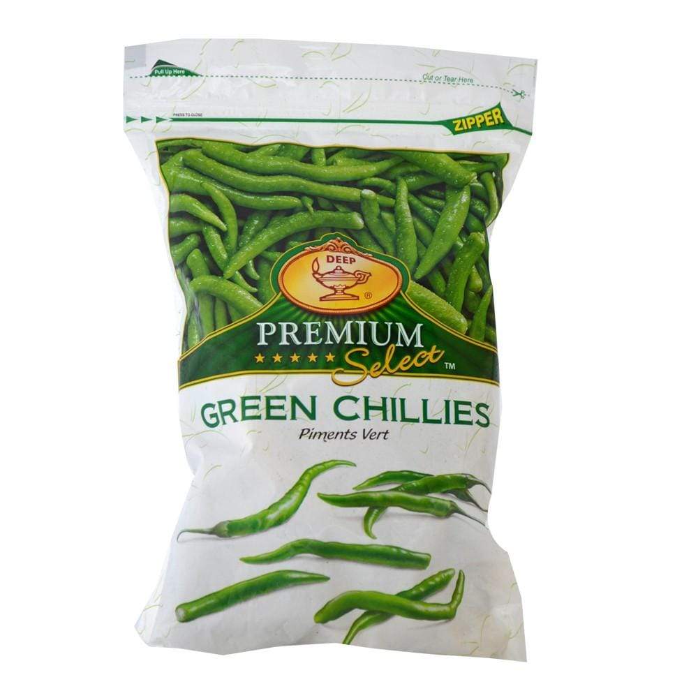 Deep Frozen Green Chilies, 340 Gm